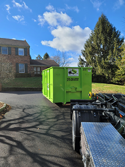 Falls Township Dumpster Rental with Truck